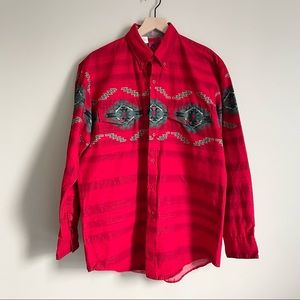 Roper Southwestern Vintage Rodeo Button Down Shirt